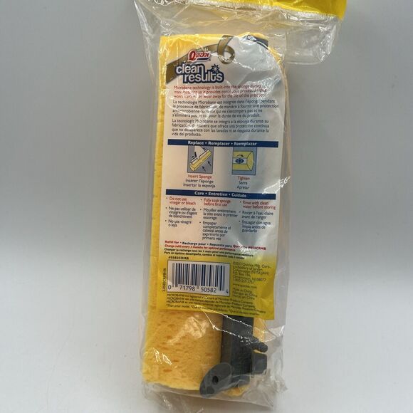 NEW Quickie Clean Results Refill Microban Roller Sponge Mop 0582CRMB Type M - Picture 5 of 7